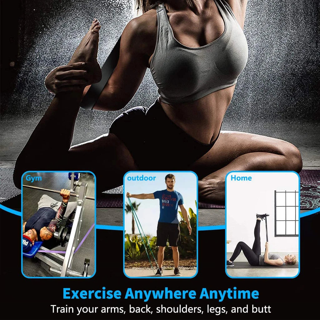 WOSWEIR Élastiques d’Entraînement – Gym, Yoga, CrossFit, Fitness