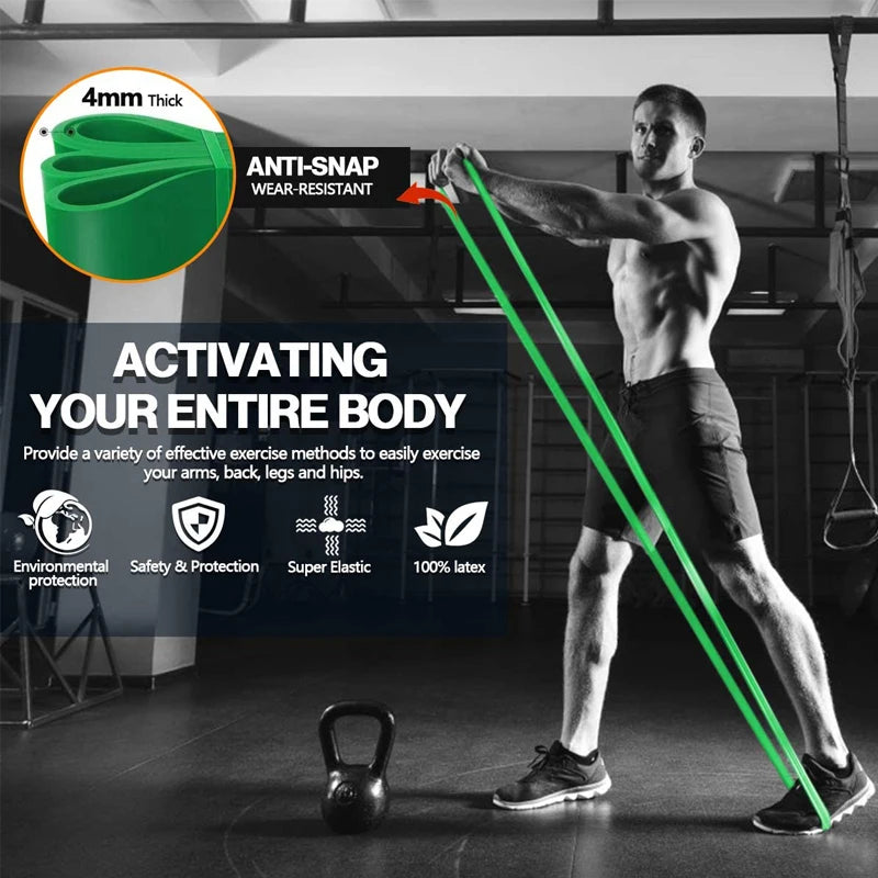 WOSWEIR Élastiques d’Entraînement – Gym, Yoga, CrossFit, Fitness