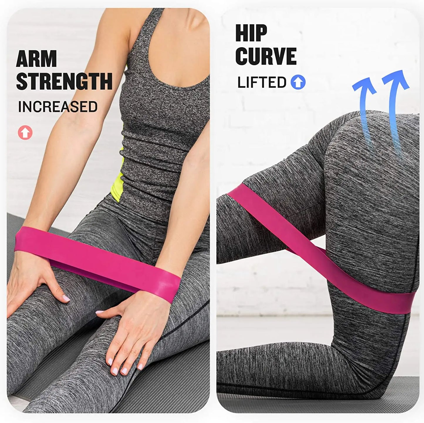Bandes de Résistance Élastiques – Fitness, Yoga & Renforcement